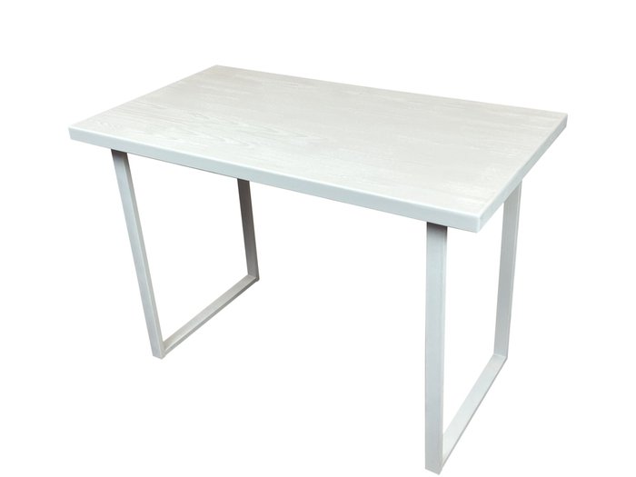 Стол обеденный Лофт 110х60 белого цвета