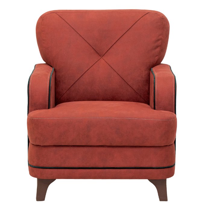 Кресло Черри красного цвета - купить Интерьерные кресла по цене 15744.0