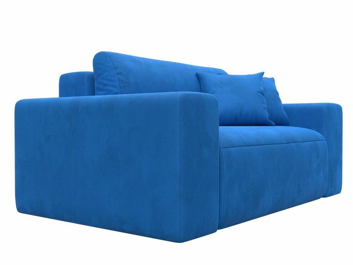 Диван Лига 036 темно-голубого цвета - лучшие Прямые диваны в INMYROOM
