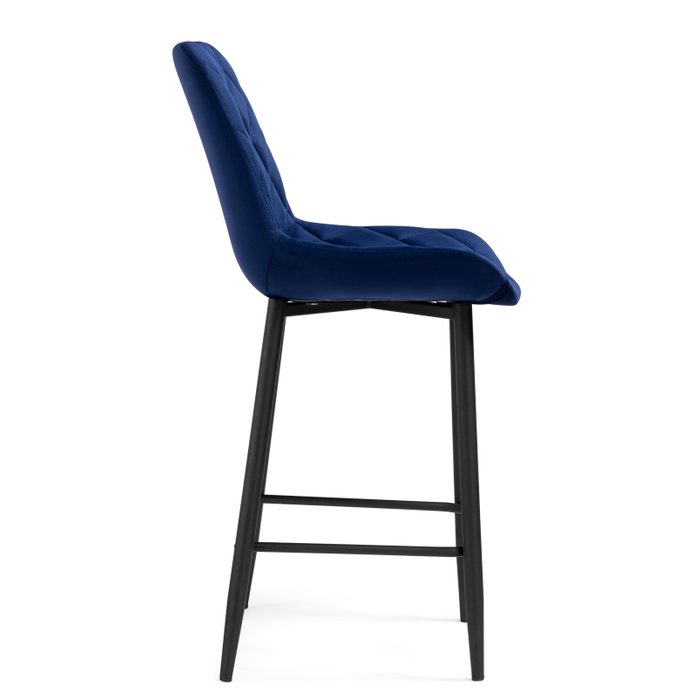 Стуб полубарный Баодин синего цвета - лучшие Барные стулья в INMYROOM