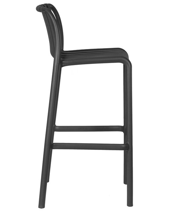 Стул барный Chloe темно-серого цвета - лучшие Барные стулья в INMYROOM