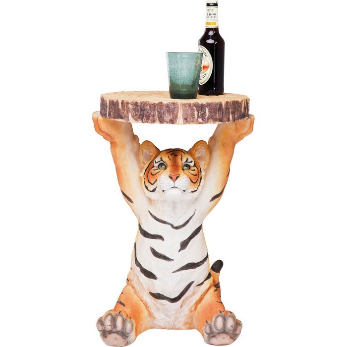 Стол кофейный Tiger оранжевого цвета - купить Кофейные столики по цене 17962.0