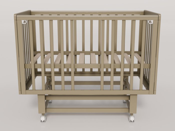 Кроватка для новорожденного Papi 60х120 цвета кашемир - купить Колыбели по цене 20490 Кроватка для новорожденного Papi 60х120 цвета кашемир - купить Колыбели по цене 20490