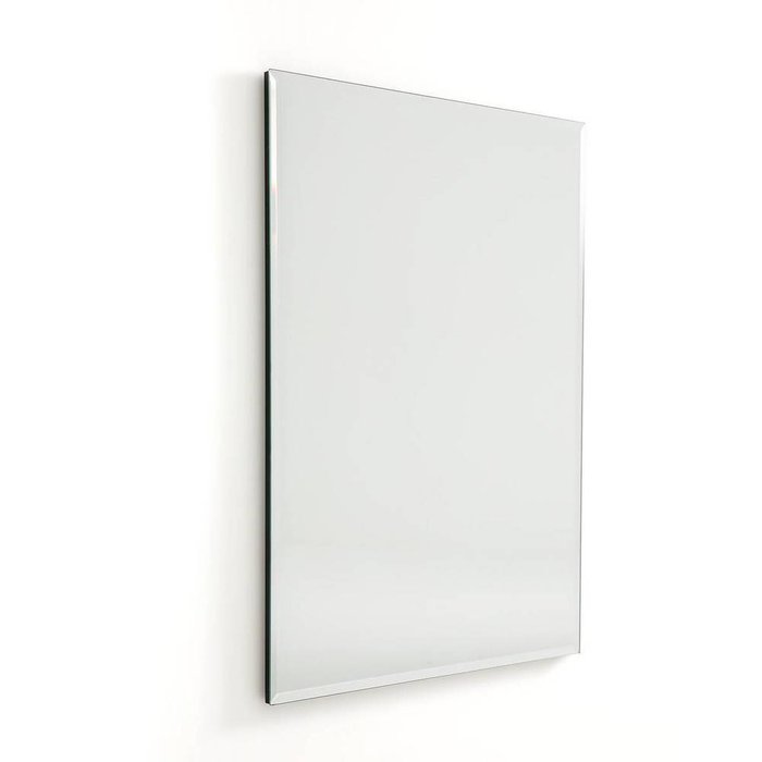 Зеркало настенное со скошенными гранями Bevil серого цвета - купить Настенные зеркала по цене 8675.0