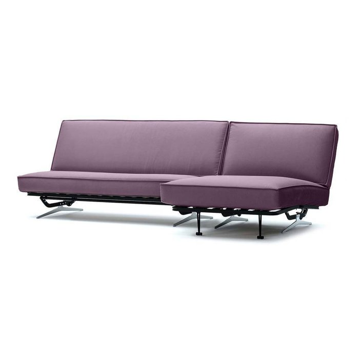 Угловой диван-кровать Арни Galaxy фиолетового цвета - купить Угловые диваны по цене 47990.0