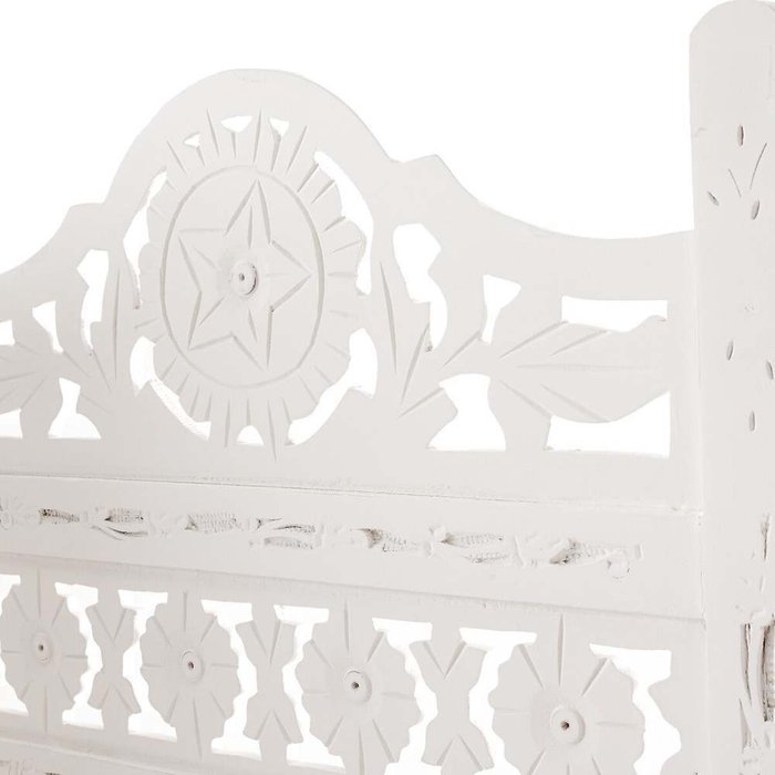 Ширма в стиле арабской решетки Aima белого цвета - купить Ширмы по цене 24664.0
