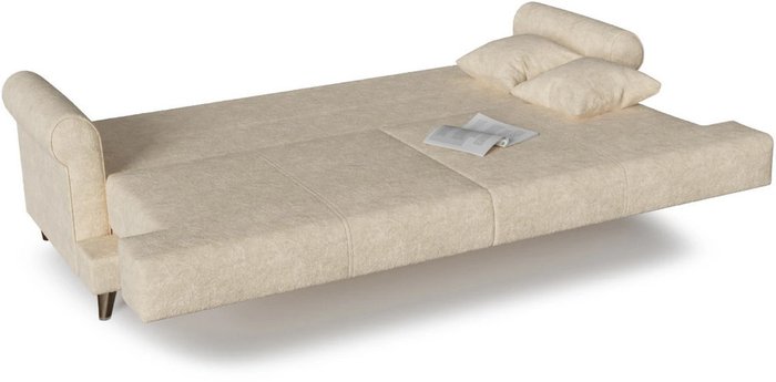 Диван-кровать прямой Мирта бежевого цвета - лучшие Прямые диваны в INMYROOM