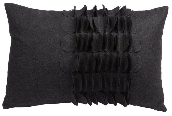 Подушка с объемным узором Giselle Dark Gray Подушка с объемным узором Giselle Dark Gray