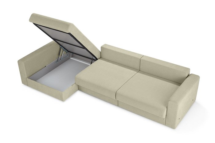 Угловой диван-кровать Модена бежевого цвета - лучшие Угловые диваны в INMYROOM