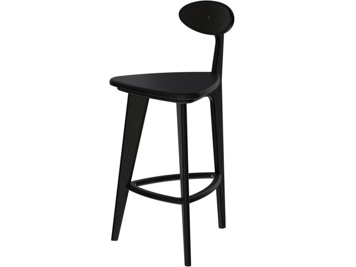 Стул полубарный Прямые ножки цвета венге - купить Барные стулья по цене 3905.0