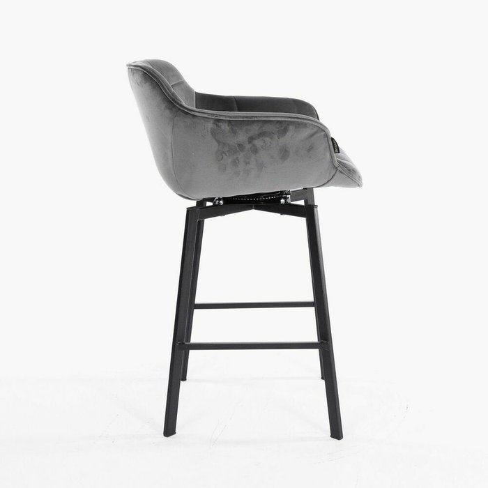 Барный стул Авиано темно-серого цвета - лучшие Барные стулья в INMYROOM