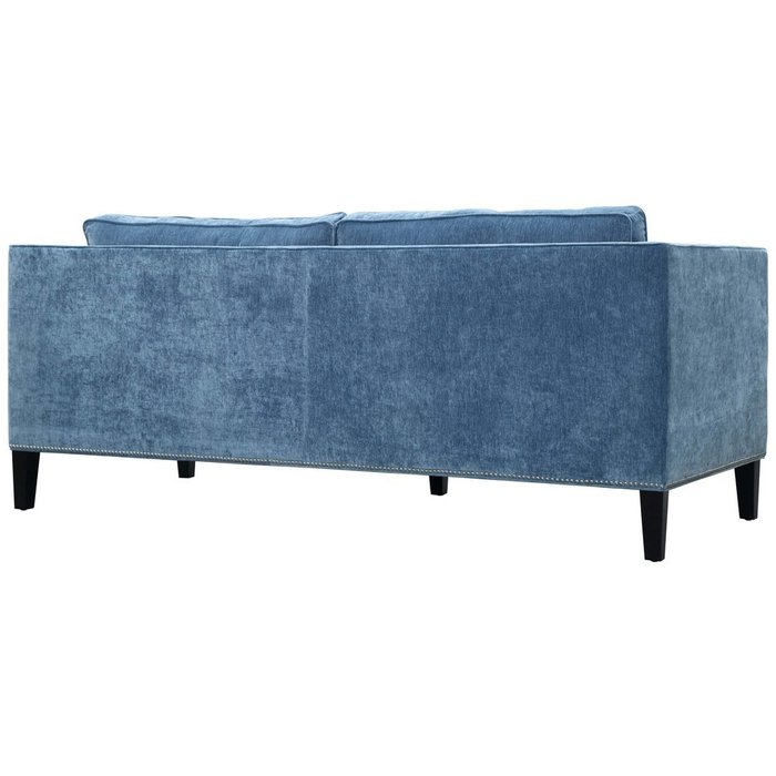 Диван Marlo голубого цвета - лучшие Прямые диваны в INMYROOM