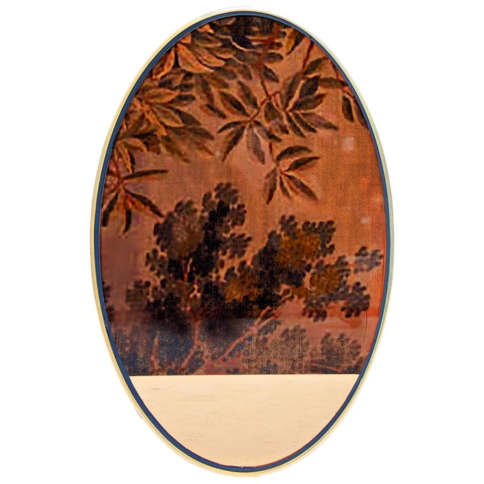 Зеркальное панно Сон коричневого цвета 