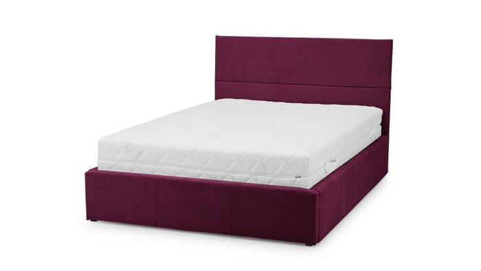 Кровать Порту 140х200 бордового цвета - купить Кровати для спальни по цене 45200.0