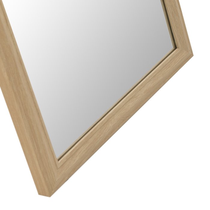 Напольное зеркало 35х155 в раме бежевого цвета - лучшие Напольные зеркала в INMYROOM
