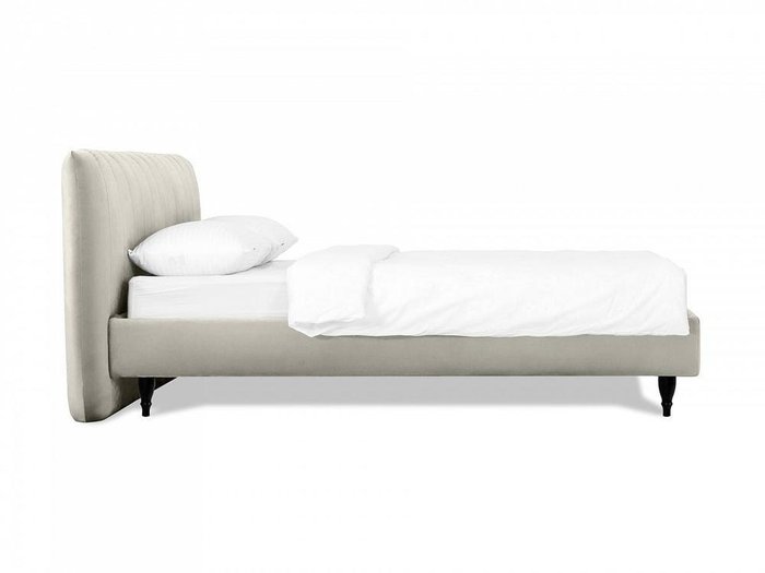 Кровать Queen Anastasia L 160х200 светло-серого цвета - лучшие Кровати для спальни в INMYROOM