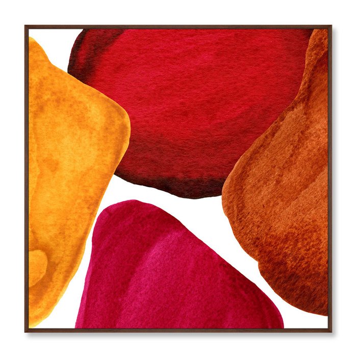 Репродукция картины на холсте Forms and colors, composition No21 - купить Картины по цене 29999.0