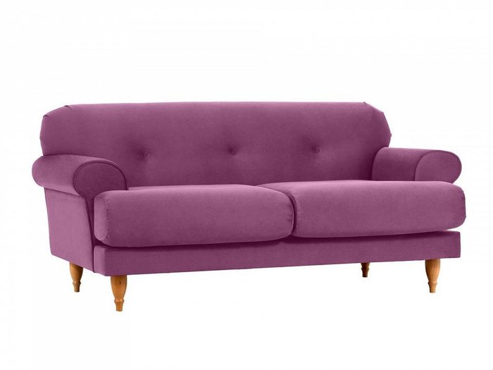 Диван Italia фиолетового цвета  - купить Прямые диваны по цене 62010.0