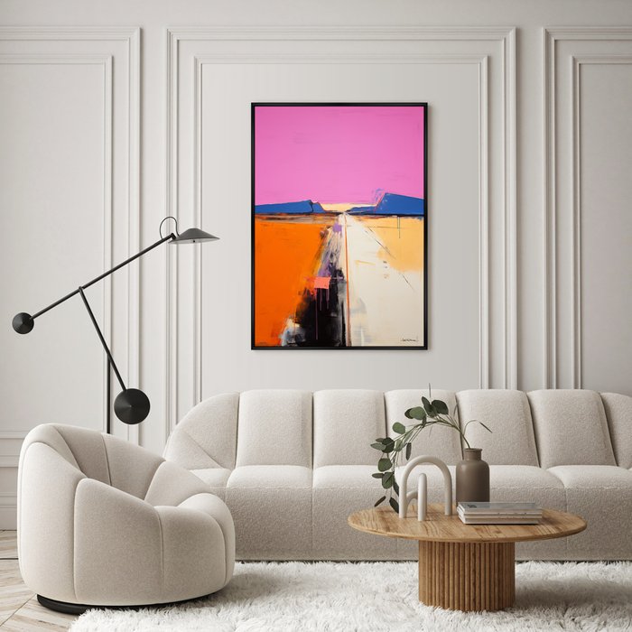 Репродукция картины Landscape collection, Lines of sunset, No 1, 2024г. - лучшие Картины в INMYROOM