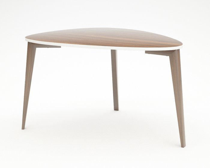 Стол обеденный Shell коричневого цвета - купить Обеденные столы по цене 41581.0