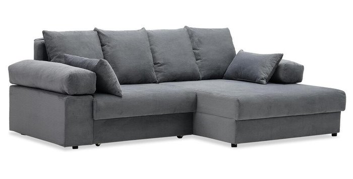 Угловой диван-кровать Тайлин серого цвета Угловой диван-кровать Тайлин серого цвета