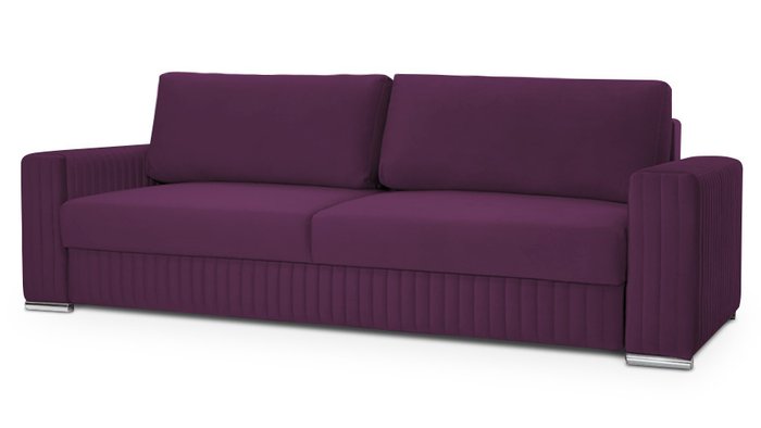Прямой диван-кровать Тусон Лайт фиолетового цвета