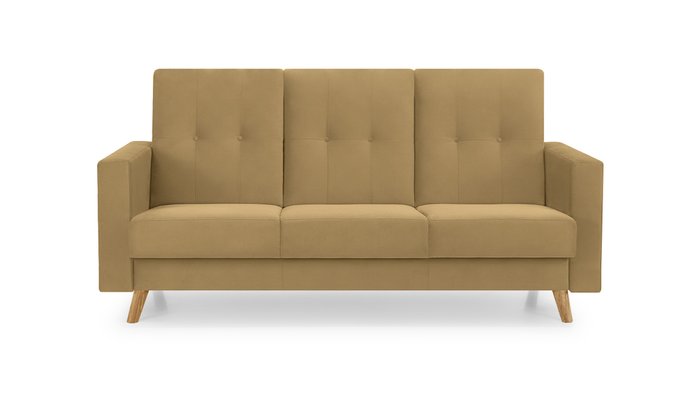 Диван-кровать Хьюстон Лайт светло-коричневого цвета - купить Прямые диваны по цене 47300.0