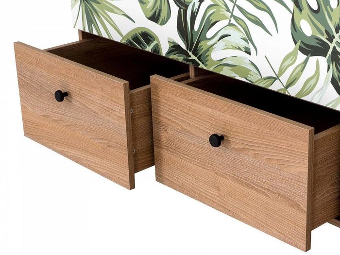 Шкаф Frida с двумя выдвижными ящиками на деревянных ножках - лучшие Шкафы распашные в INMYROOM