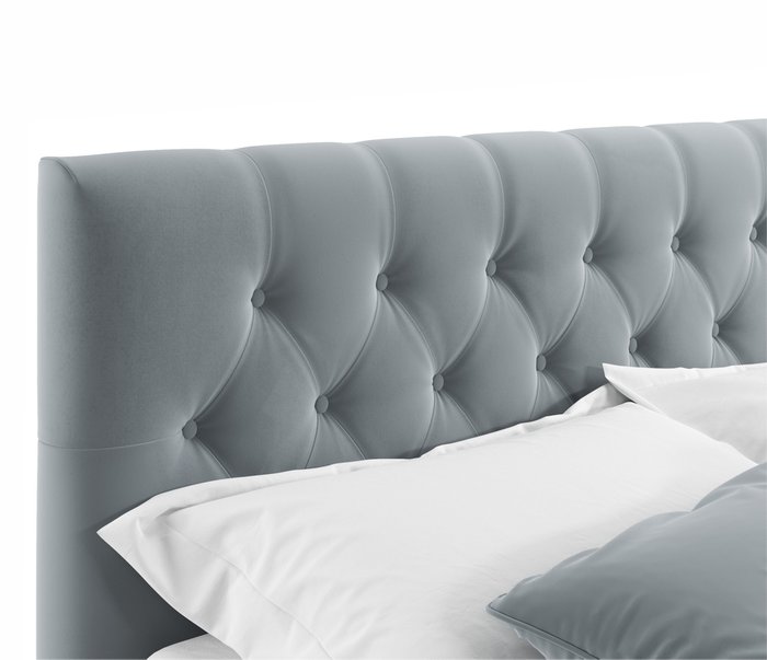 Кровать Verona 140х200 с подъемным механизмом серого цвета - купить Кровати для спальни по цене 26400.0