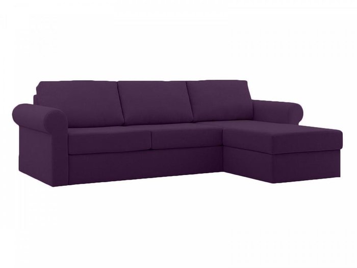 Угловой диван-кровать Peterhof фиолетового цвета - купить Угловые диваны по цене 157930.0