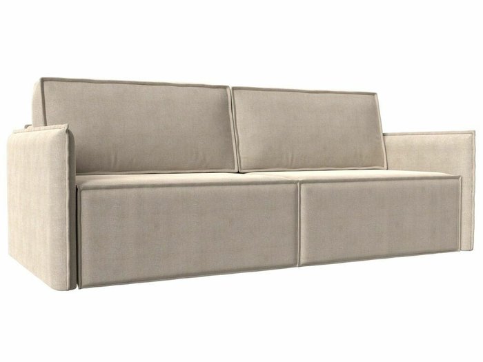 Прямой диван-кровать Либерти бежевого цвета