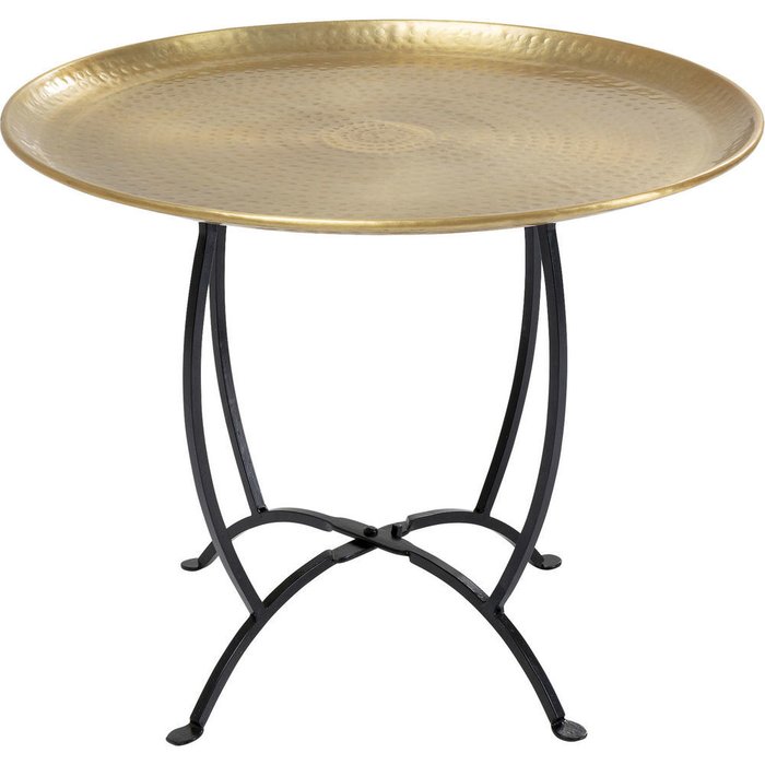 Столик приставной Medina с золотой столешницей - купить Кофейные столики по цене 15290.0