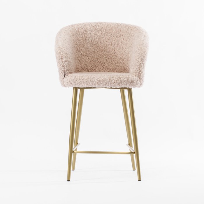 Барный стул Гарда бежевого цвета - купить Барные стулья по цене 16900.0