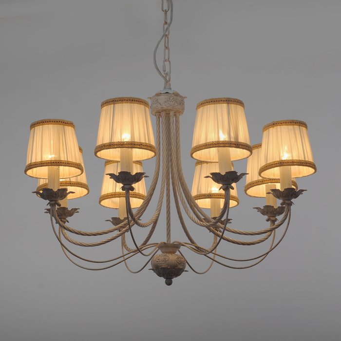 Подвесная люстра Jasmin SD831 (ткань, цвет кремовый) - купить Подвесные люстры по цене 14299 Подвесная люстра Jasmin SD831 (ткань, цвет кремовый) - купить Подвесные люстры по цене 14299