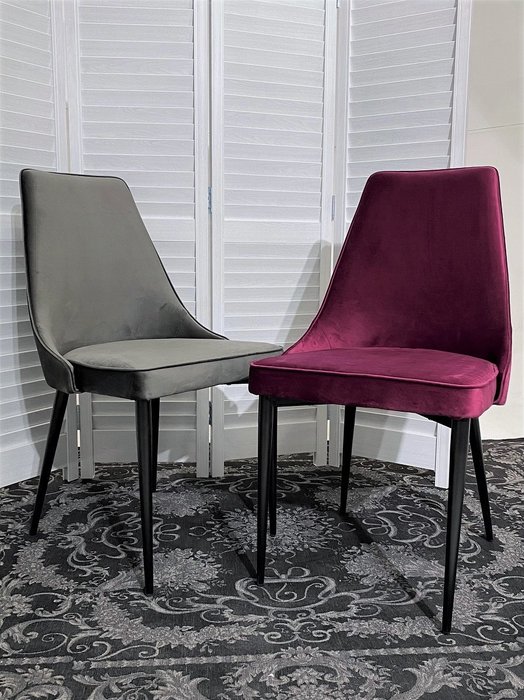 Стул Nepal бардового цвета - лучшие Обеденные стулья в INMYROOM