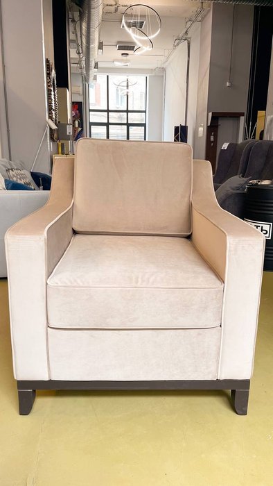 Кресло Франциско бежевого цвета - купить Интерьерные кресла по цене 17235.0