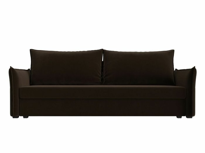 Диван-кровать Лига 004 темно-коричневого цвета - купить Прямые диваны по цене 28999.0