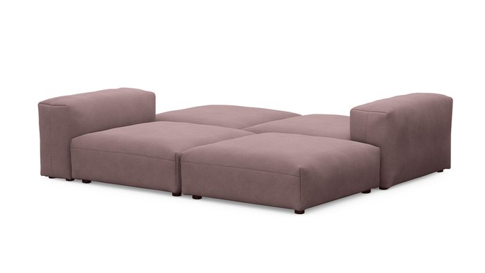 Прямой диван Фиджи темно-розового цвета - купить Прямые диваны по цене 71400.0