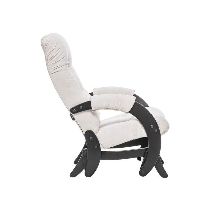 Кресло-глайдер Модель 68 с обивкой серого цвета - лучшие Интерьерные кресла в INMYROOM