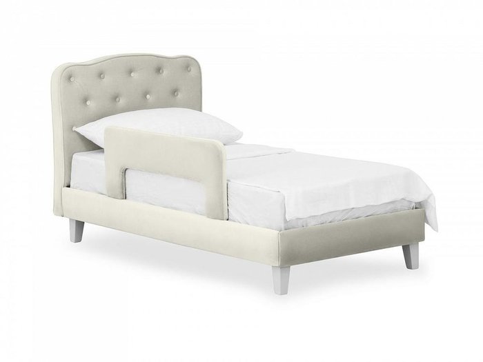 Кровать Candy 80х160 светло-серого цвета - лучшие Одноярусные кроватки в INMYROOM