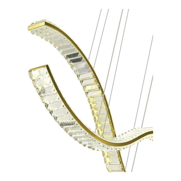 Светильник подвесной ST-Luce Латунь/Прозрачный LED 1*44W 3000K ACENO - лучшие Подвесные светильники в INMYROOM