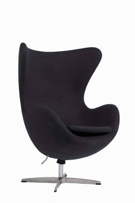  Кресло Egg Chair пепельно-серого цвета - лучшие Интерьерные кресла в INMYROOM
