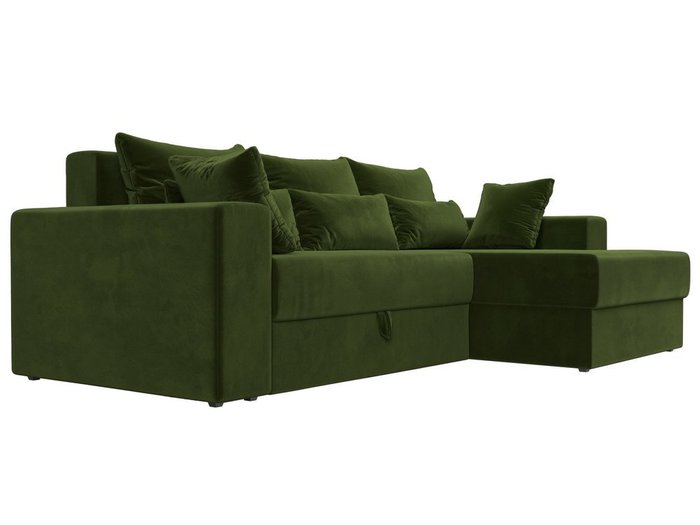 Угловой диван-кровать Мэдисон зеленого цвета - лучшие Угловые диваны в INMYROOM