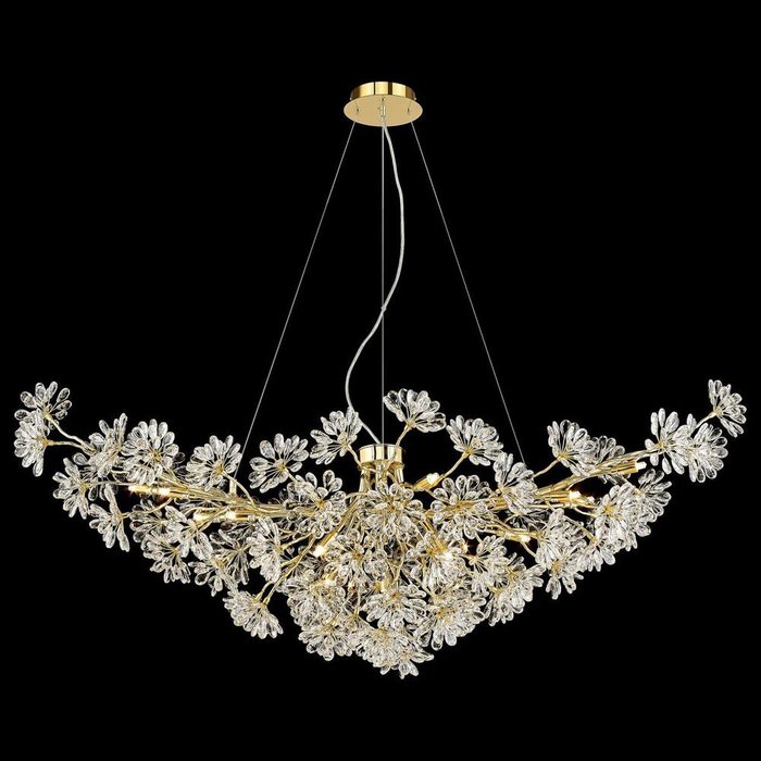 Подвесная люстра Darleen WE191.15.323 (хрусталь, цвет прозрачный)