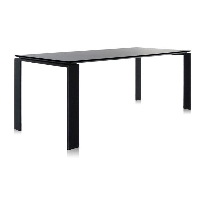 Стол офисный Four черного цвета  - купить Письменные столы по цене 186595.0