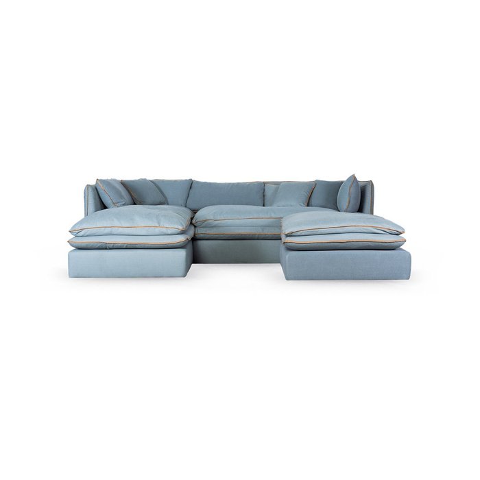Модульный диван Gross голубого цвета