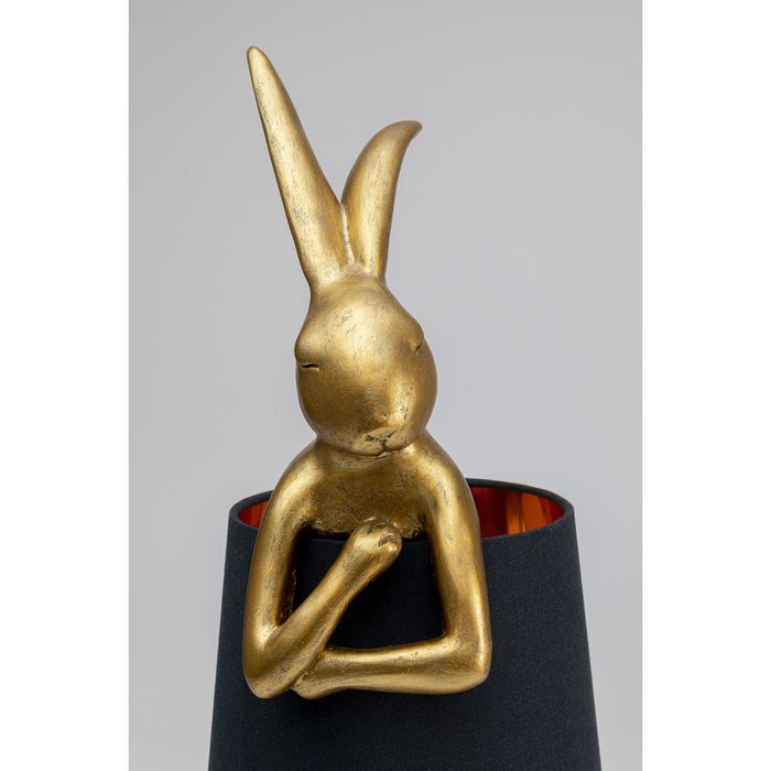 Лампа настольная Rabbit черно-золотого цвета - лучшие Настольные лампы в INMYROOM