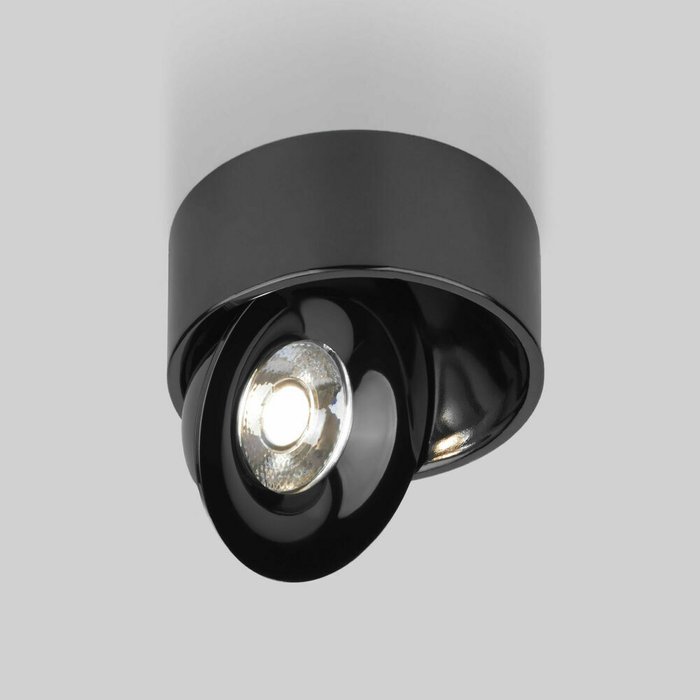 Накладной светодиодный светильник Glide черный жемчуг 25100/LED - купить Подвесные светильники по цене 6320.0