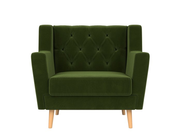 Кресло Брайтон Люкс зеленого цвета - купить Интерьерные кресла по цене 23999.0