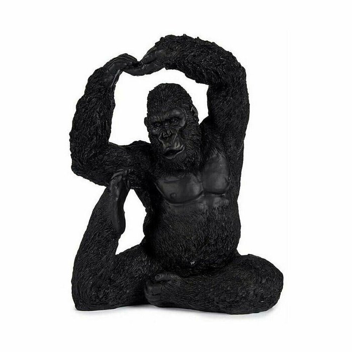 Декоративная фигура Yoga Горилла Чёрный 15,2 x 31,5 x 26,5 cm (3 штук) - купить Фигуры и статуэтки по цене 9784.0